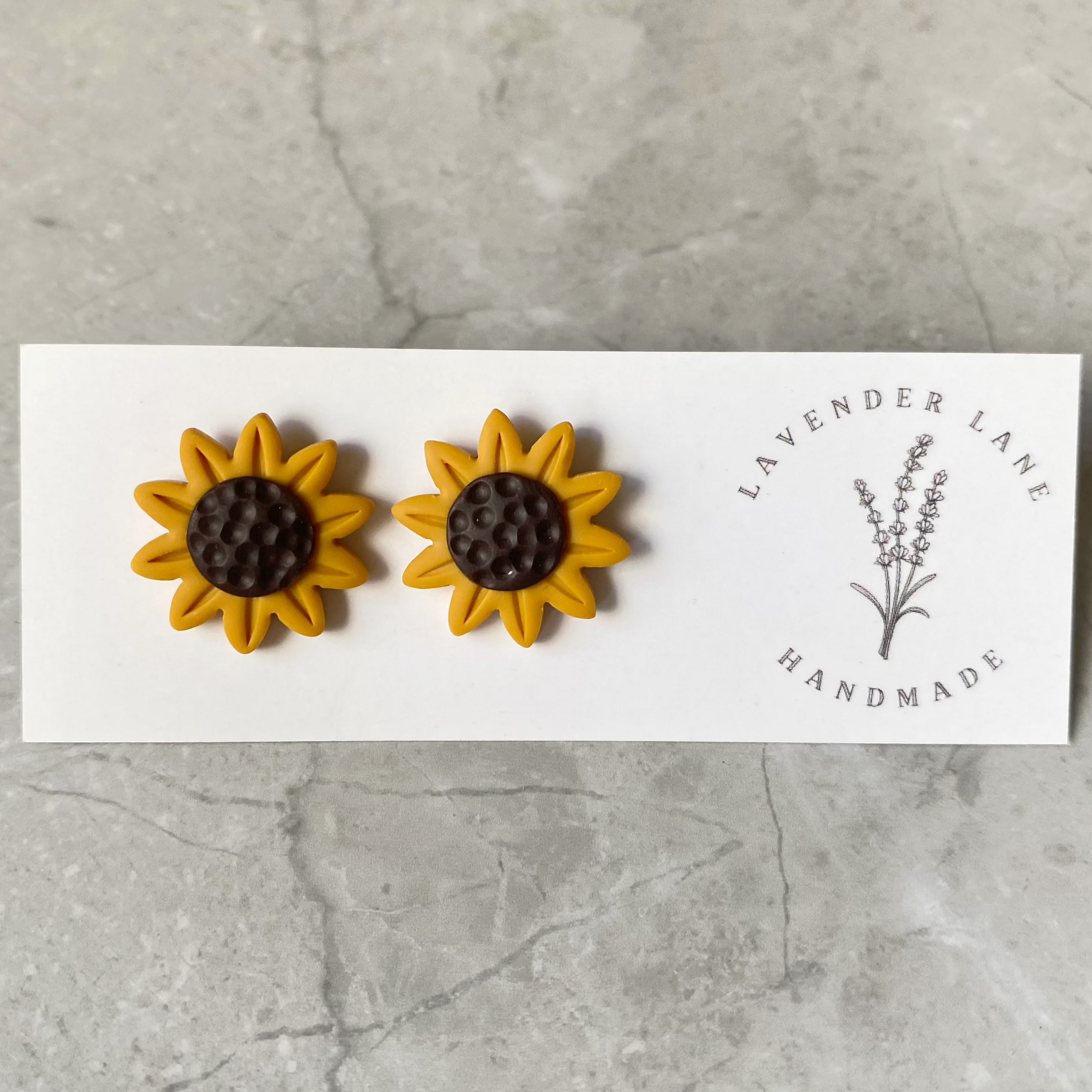 Lola large sunflower studs