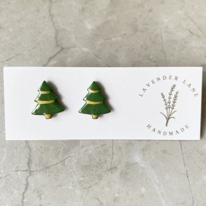 Christmas decorated tree studs