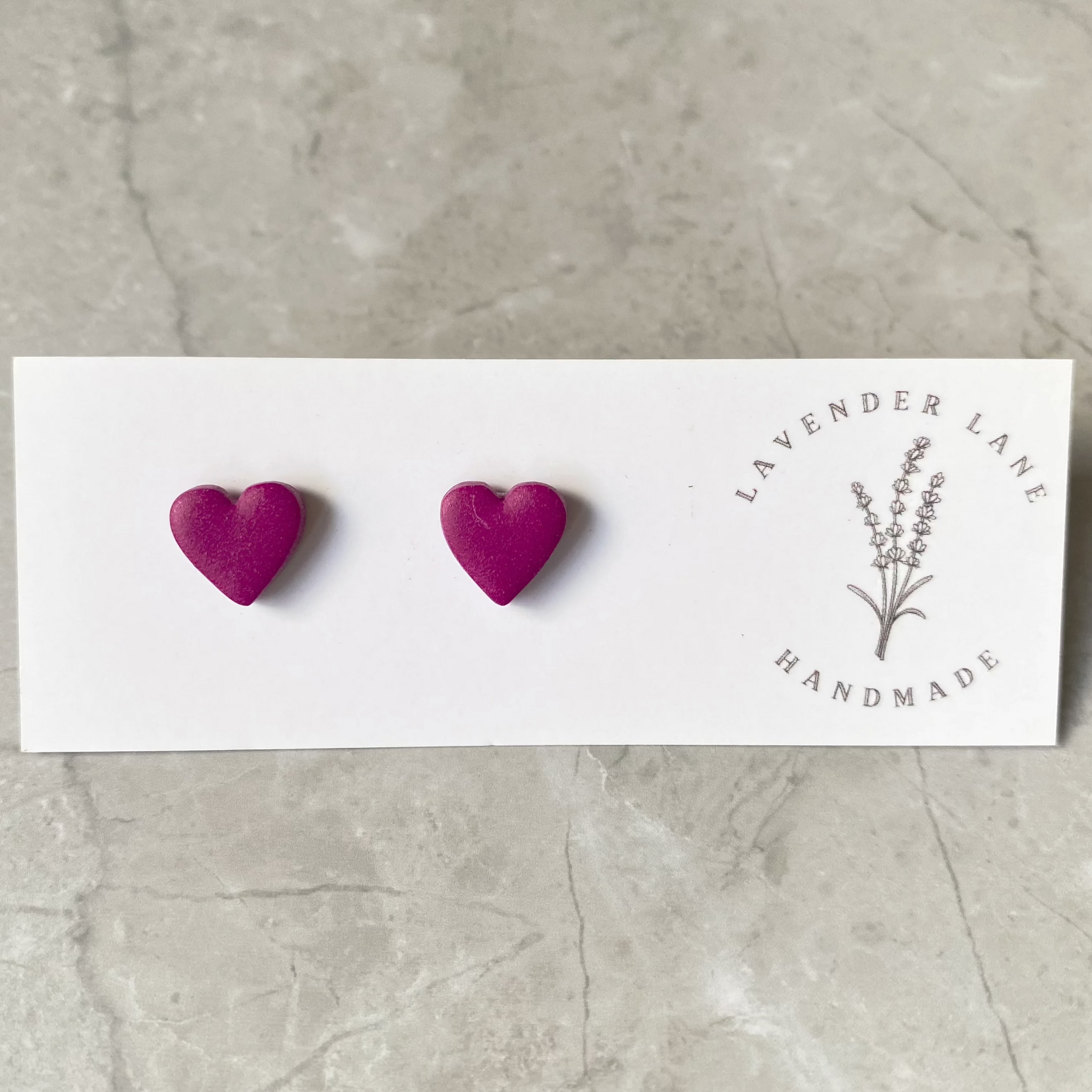 Maggie mini heart studs