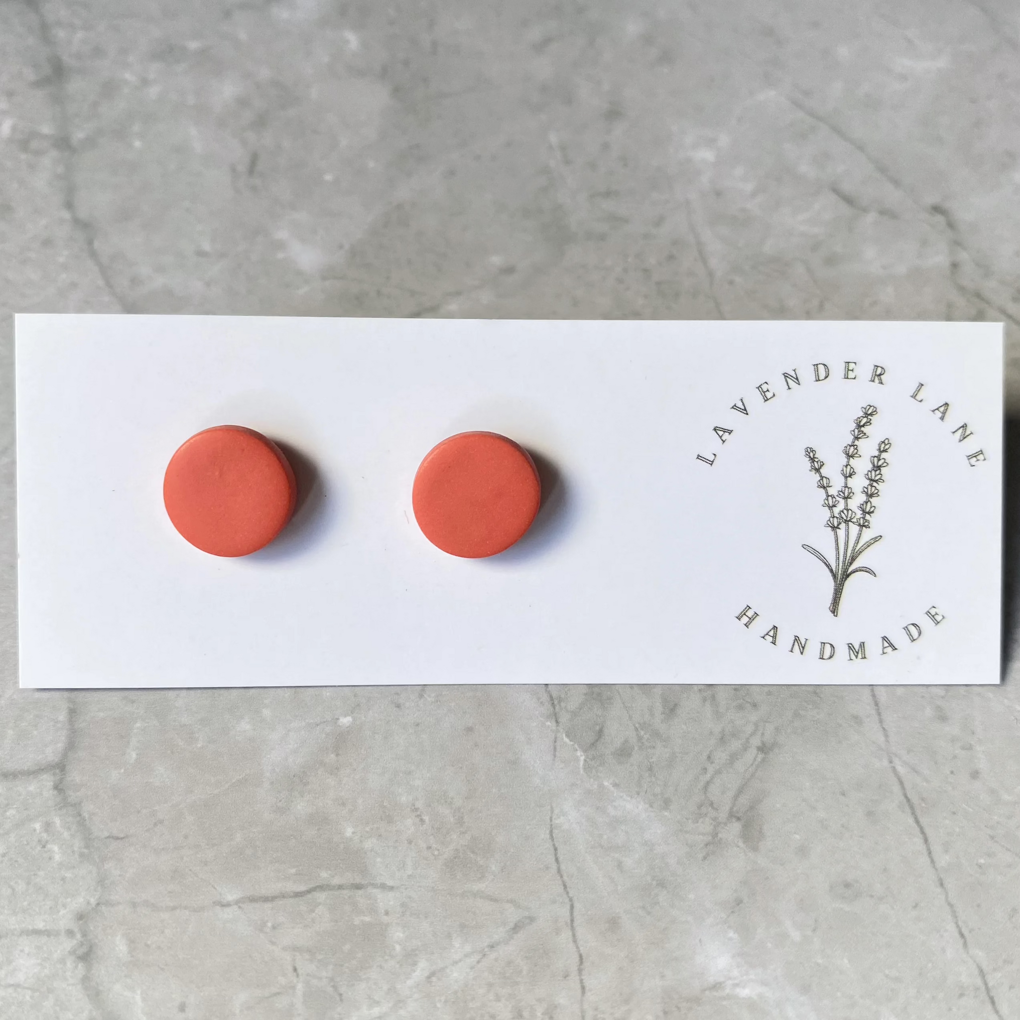 Annie mini orange studs