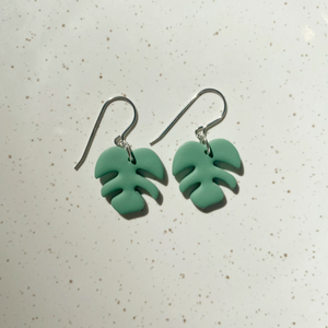 Isobel small monstera dangles