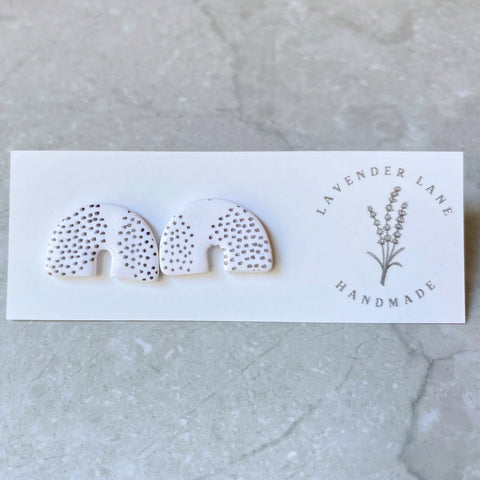 Ruth small dot arch studs