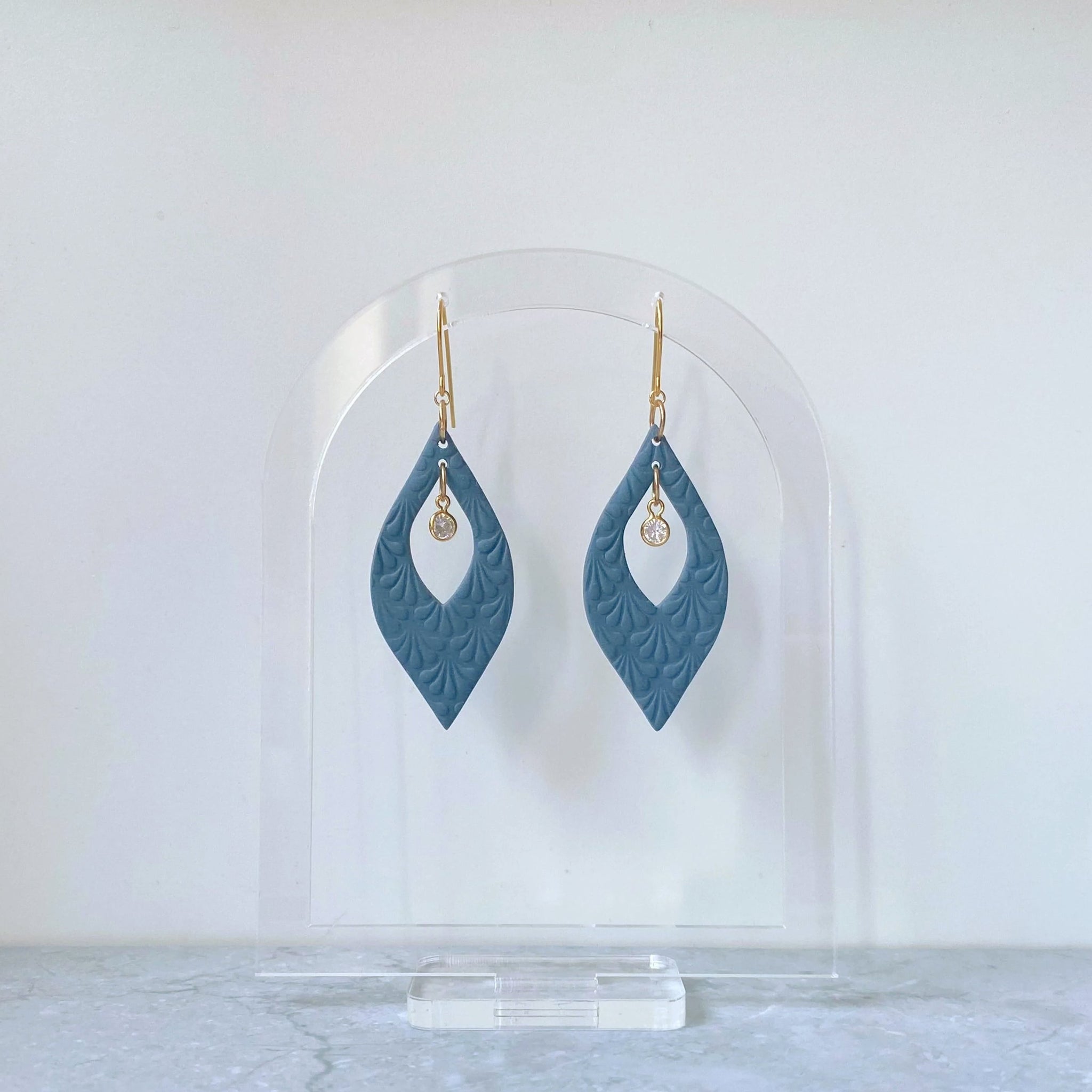 Juliet blue drop dangles