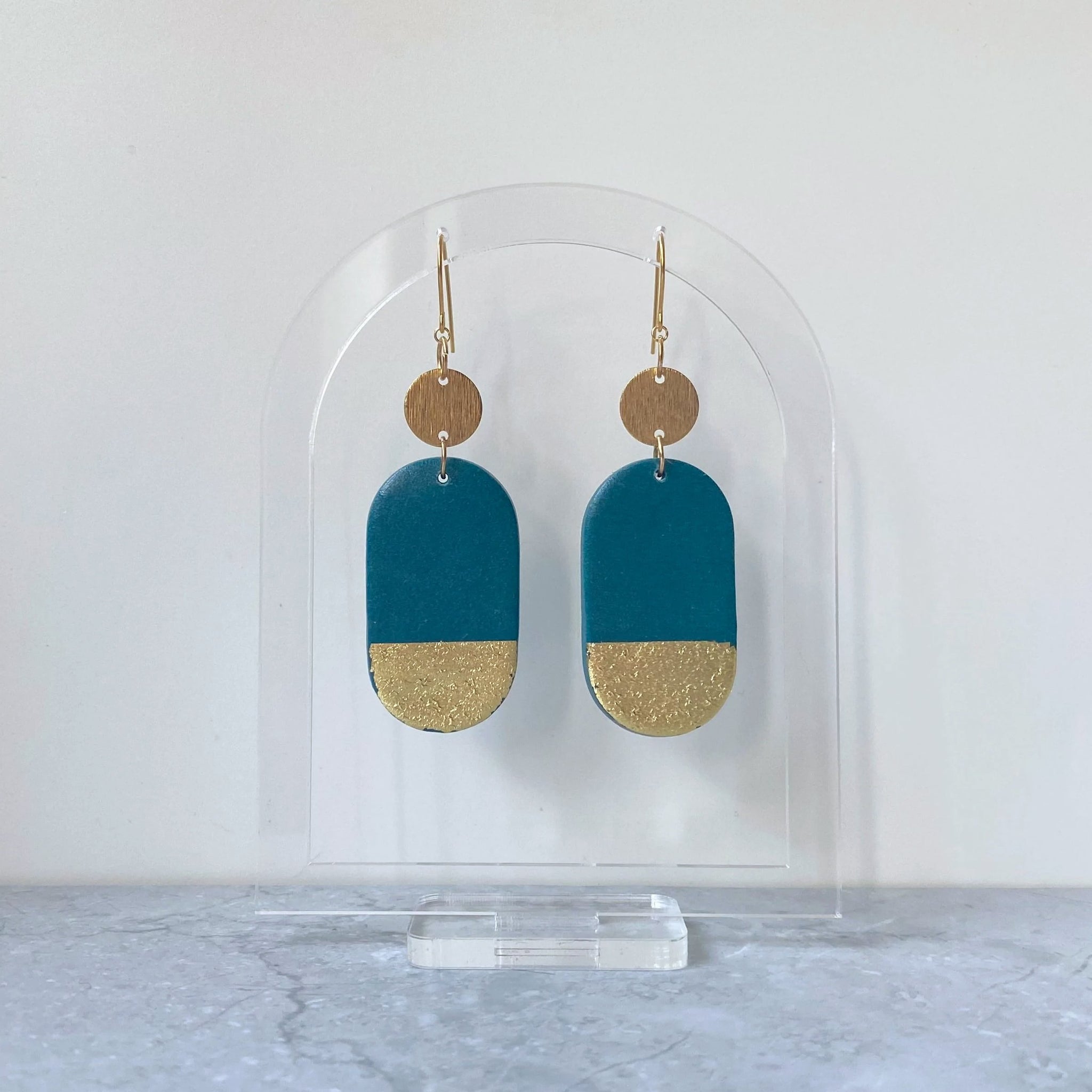 Maggie gold dipped dangles